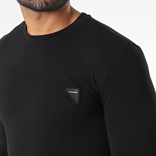 Tee Shirt Slim Chicago MMKL00331 Noir