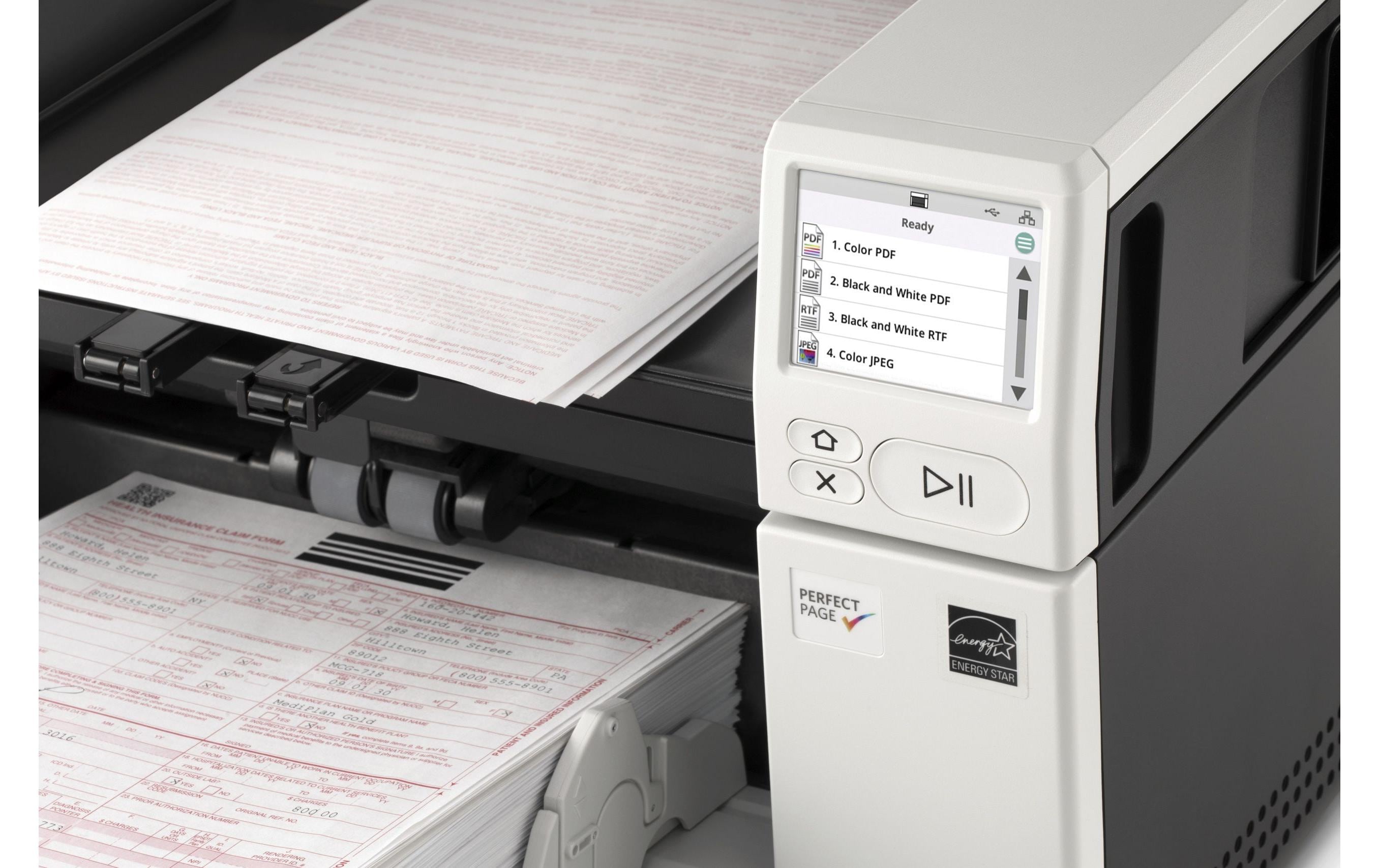 S3140 MAX<br>Kompakter Scanner mit hoher Scangeschwindigkeit und gerader Papierführung zum Einziehen dicker oder aussergewöhnlich langer Dokumente