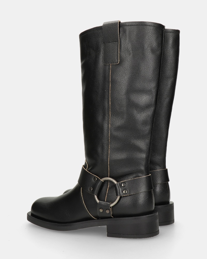 Nelson Bikerboots  - zwart