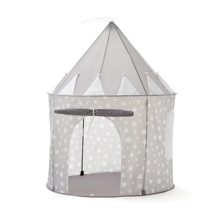 Kids Concept - Star Spielzelt, Ø 100 x H 130 cm, grau