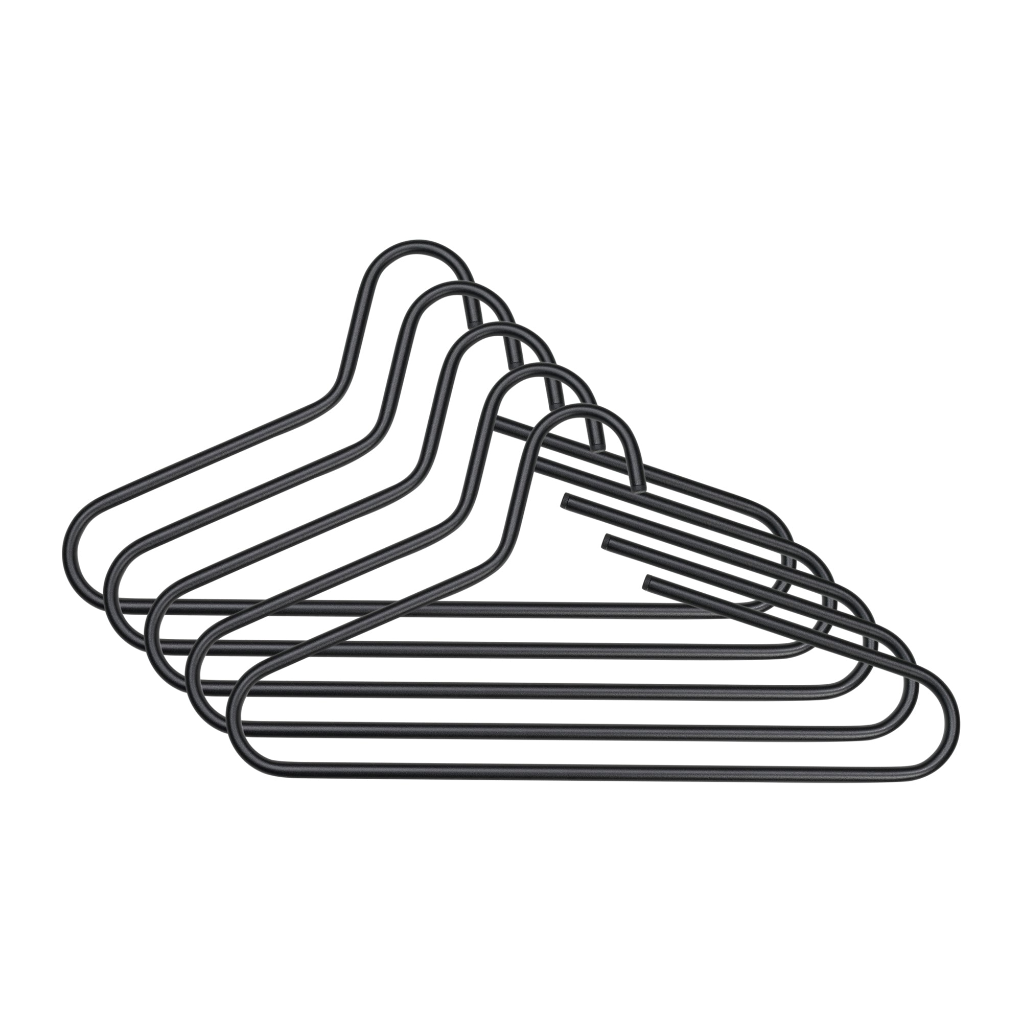 Spinder Design Victorie Kledinghanger 5 st. - Mat Zwart