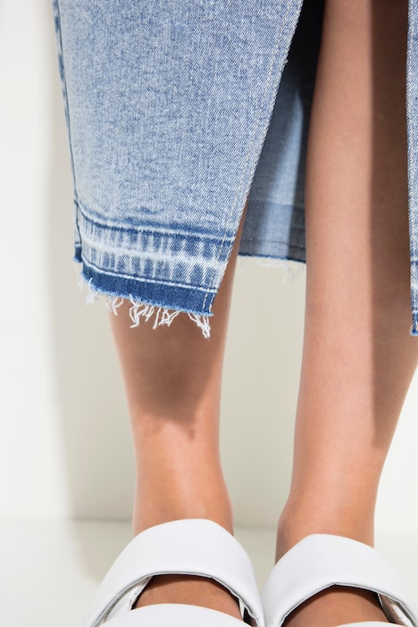 Jeansrock, A-Line, 5-Pocket, Schlitz vorne