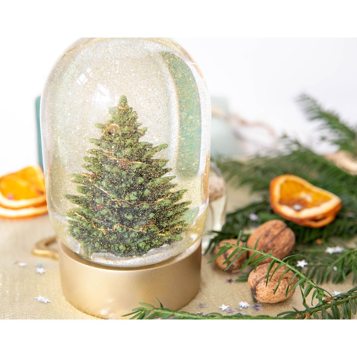 Boule à neige grand sapin Petit toi