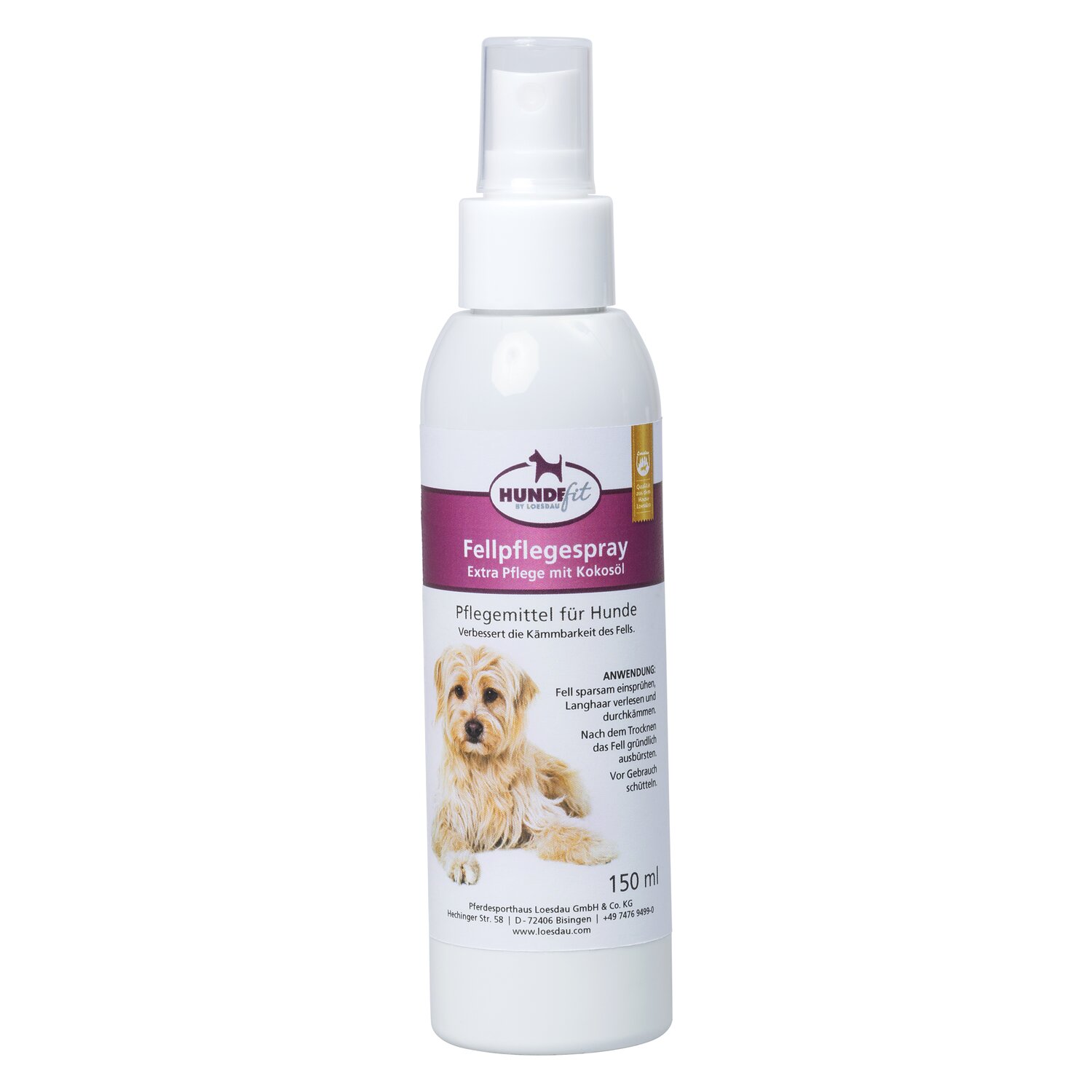 HUNDEfit by Loesdau Fellpflegespray  - 150 ml
