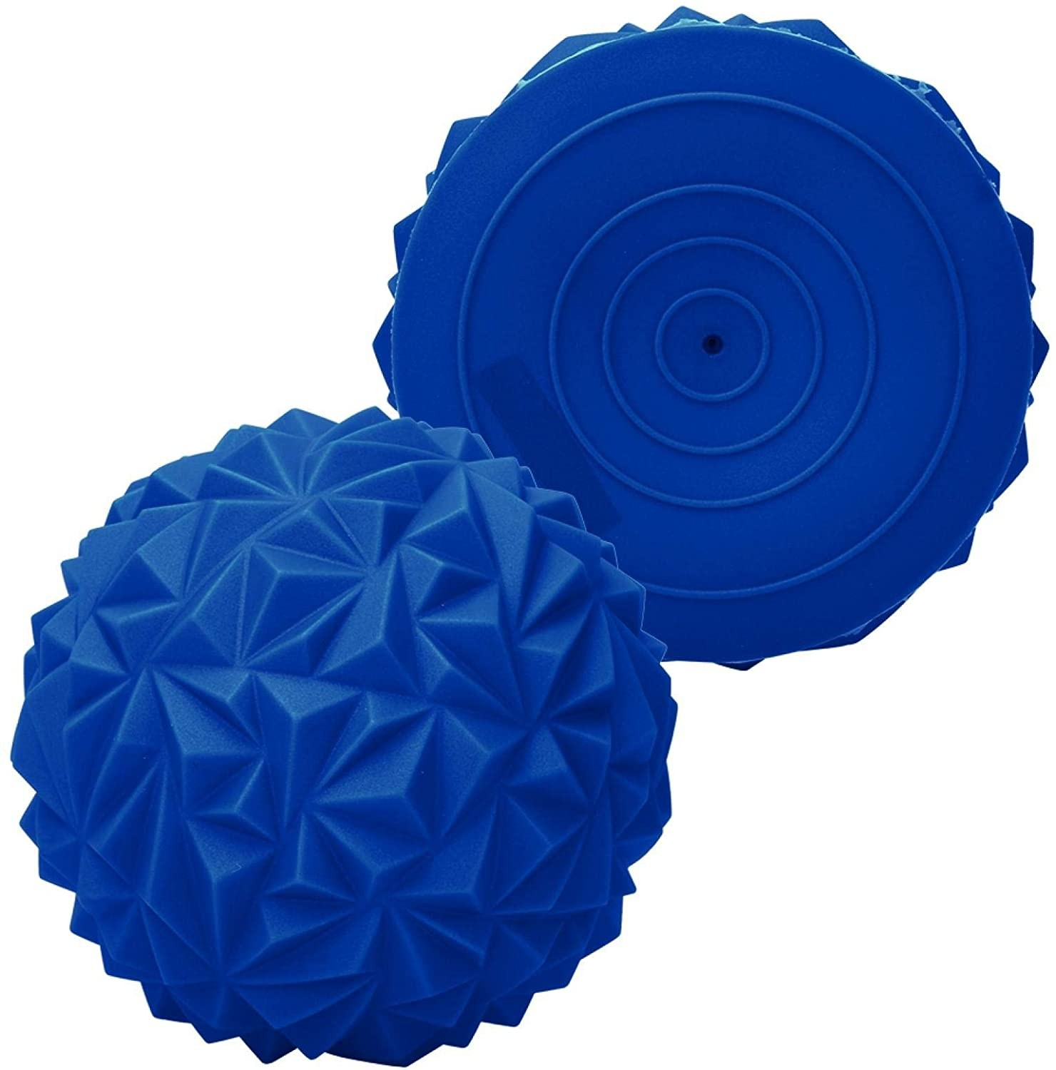 (Ø15cm) Fuss Massage Ball Stachel Halbkugel - Blau