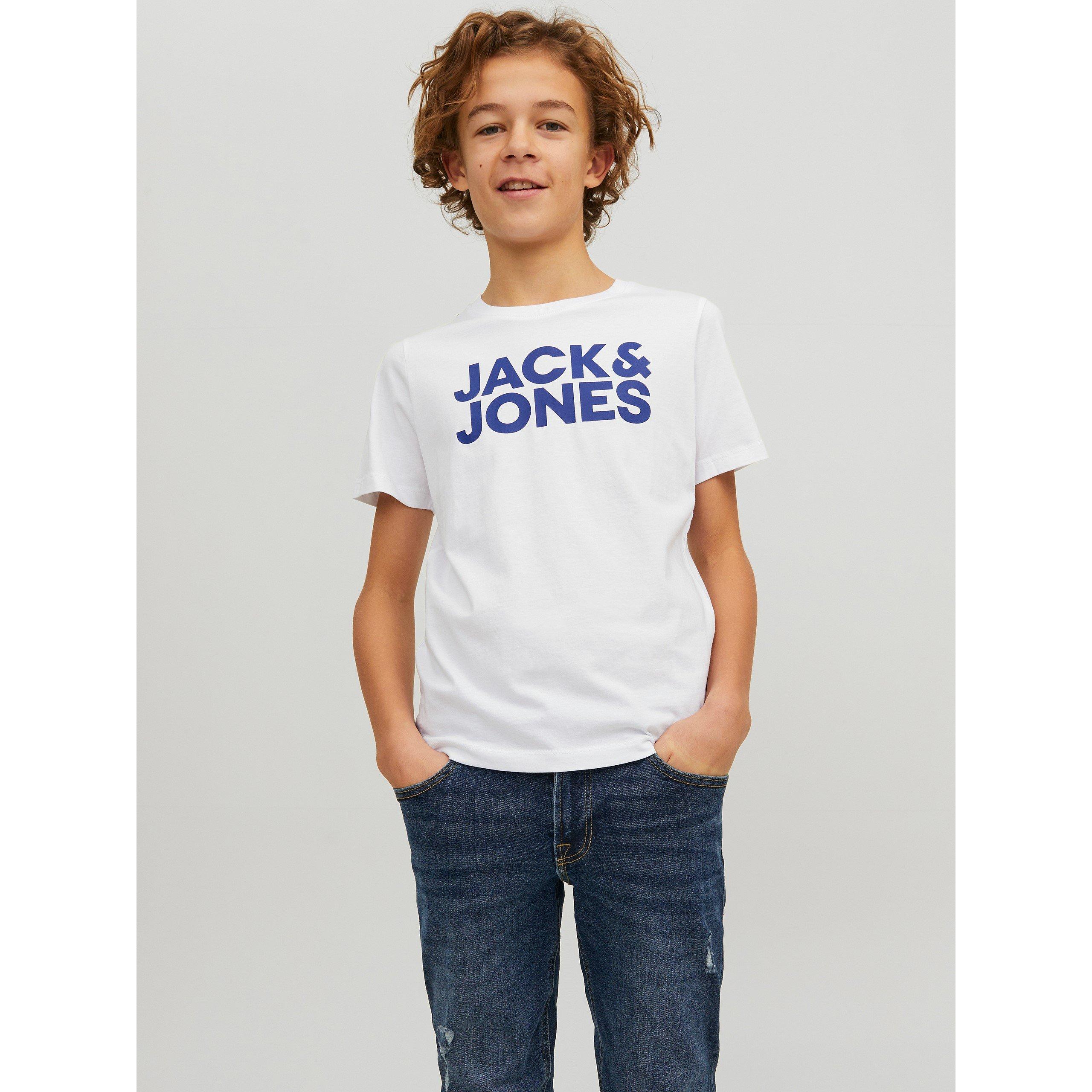 Jack and Jones Corp Logo T Shirt 2 Pack Junior