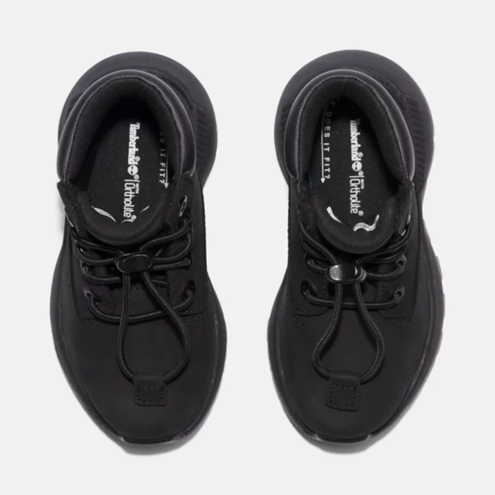 Bota infantil Killington Trekker de 15 cm na cor preta.