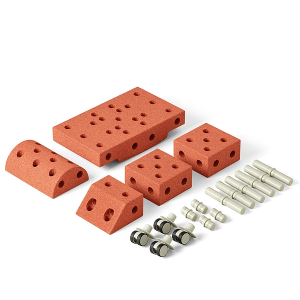 Køb MODU Explorer set Burnt Orange/Dusty Green | Luksusbaby