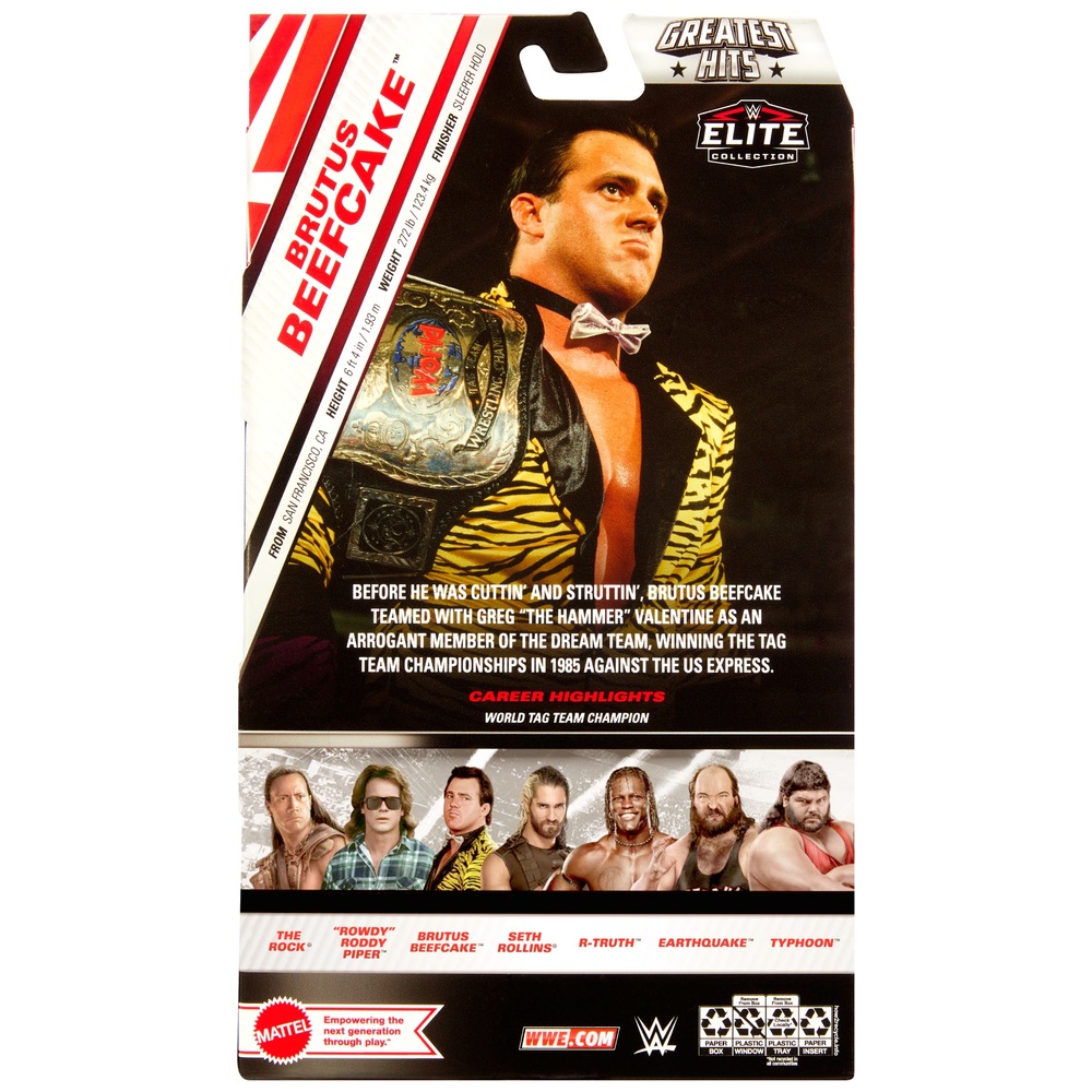 WWE Elite Series Greatest Hits Brutus Beefcake Actionfigur