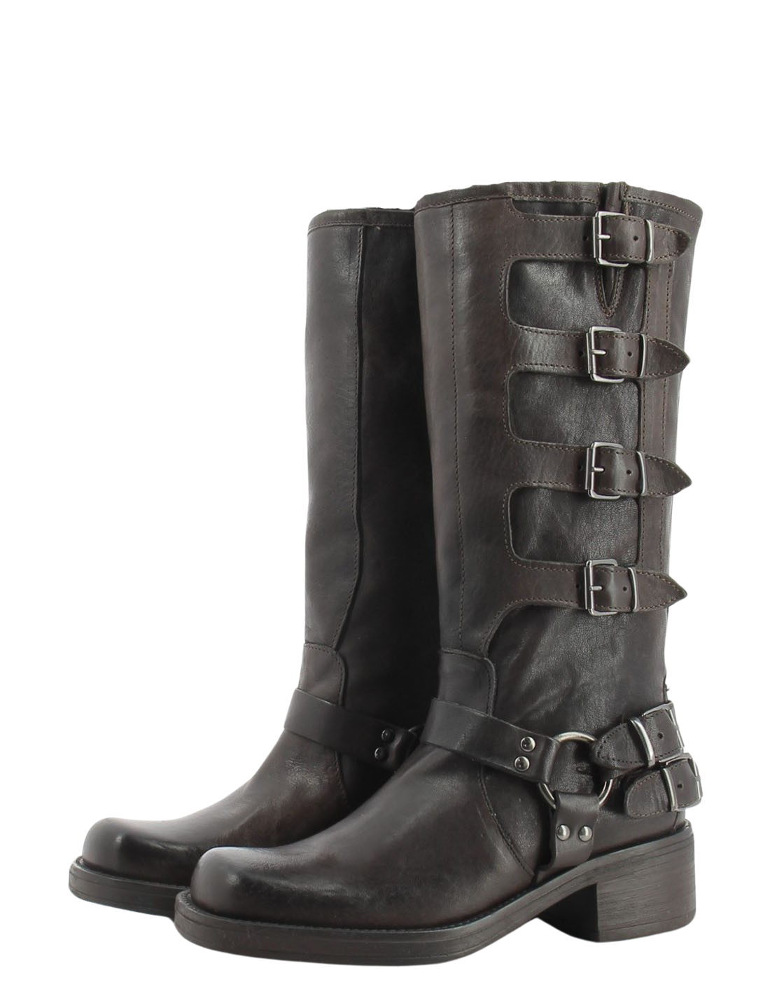 kharisma Bottes Femme Austin Cuir Marron