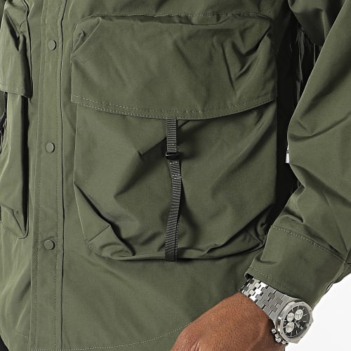 Veste Capuche Vert Kaki