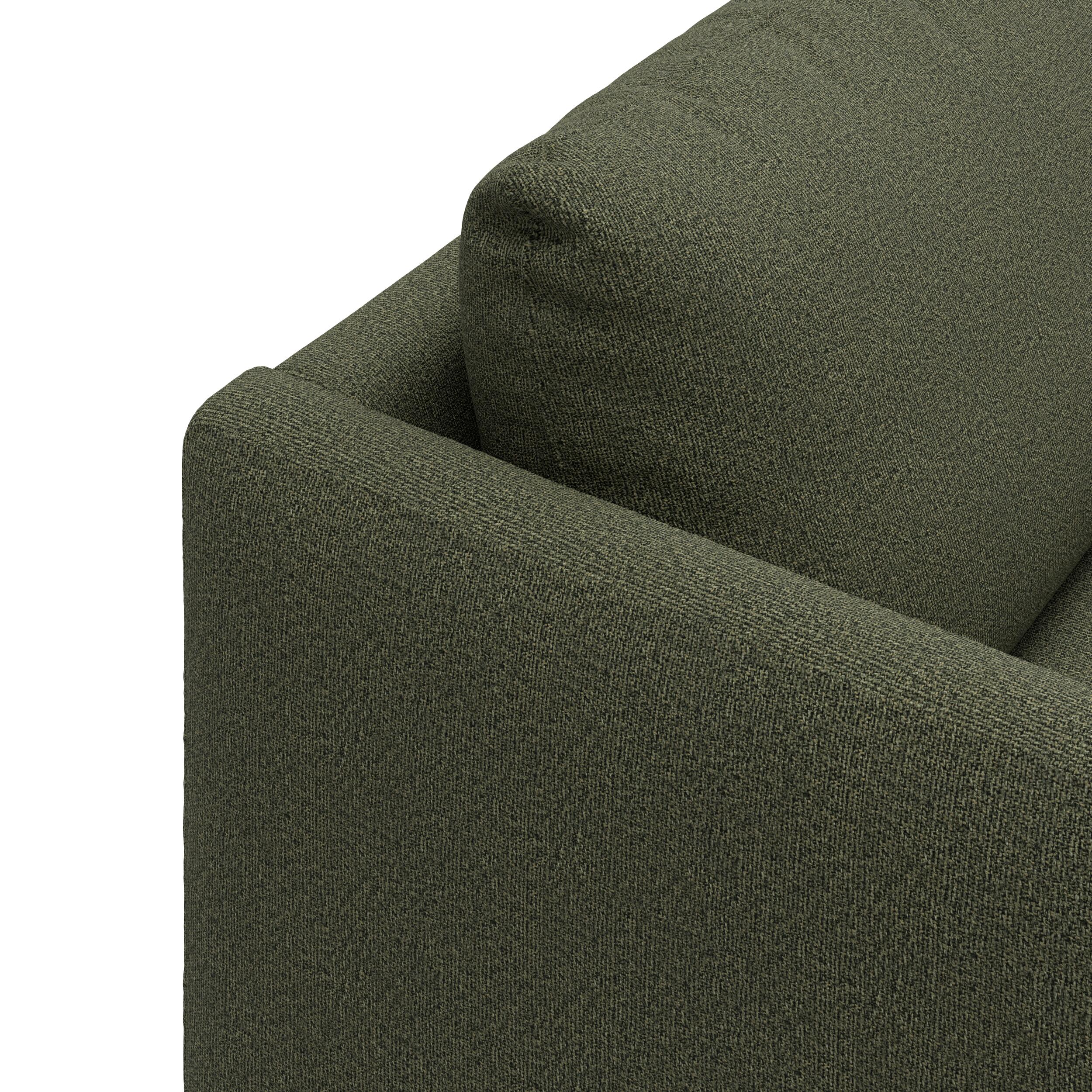 Bjorn højrevendt sofa med pufafslutning