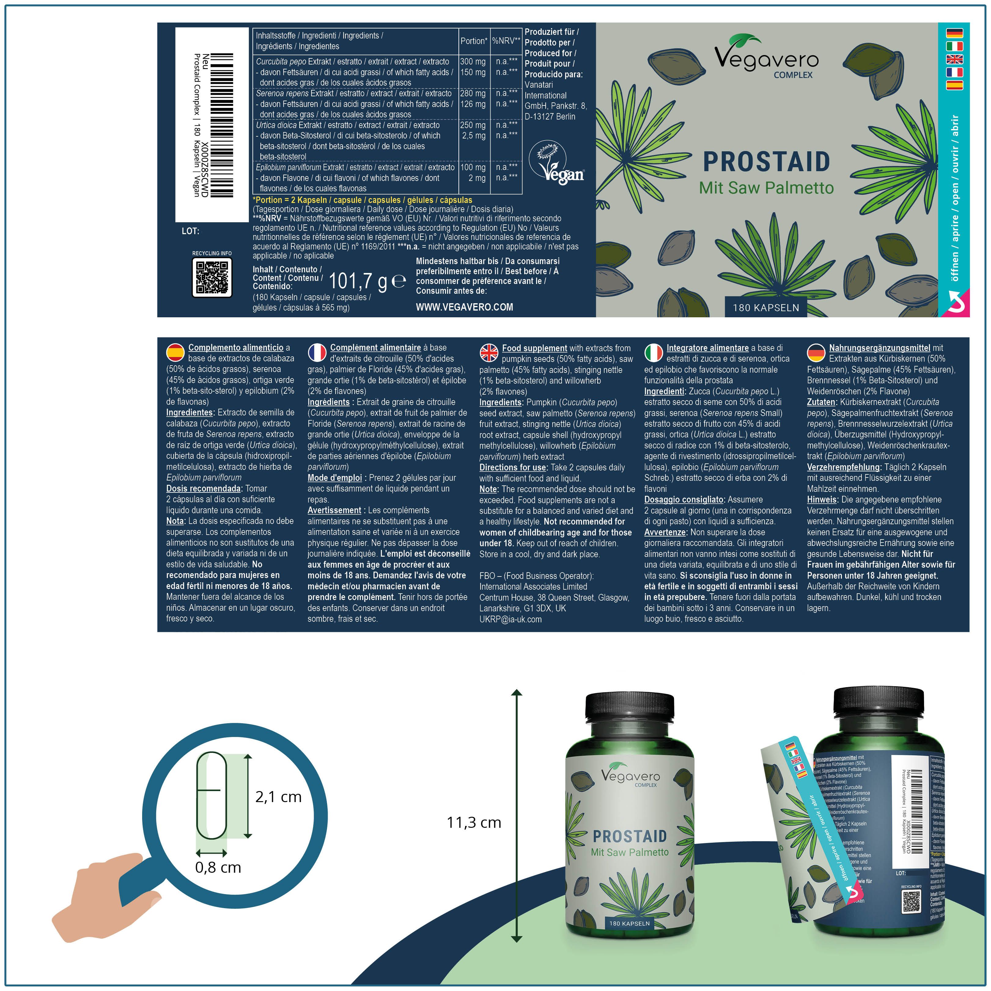 VEGAVERO Prostaid Complex