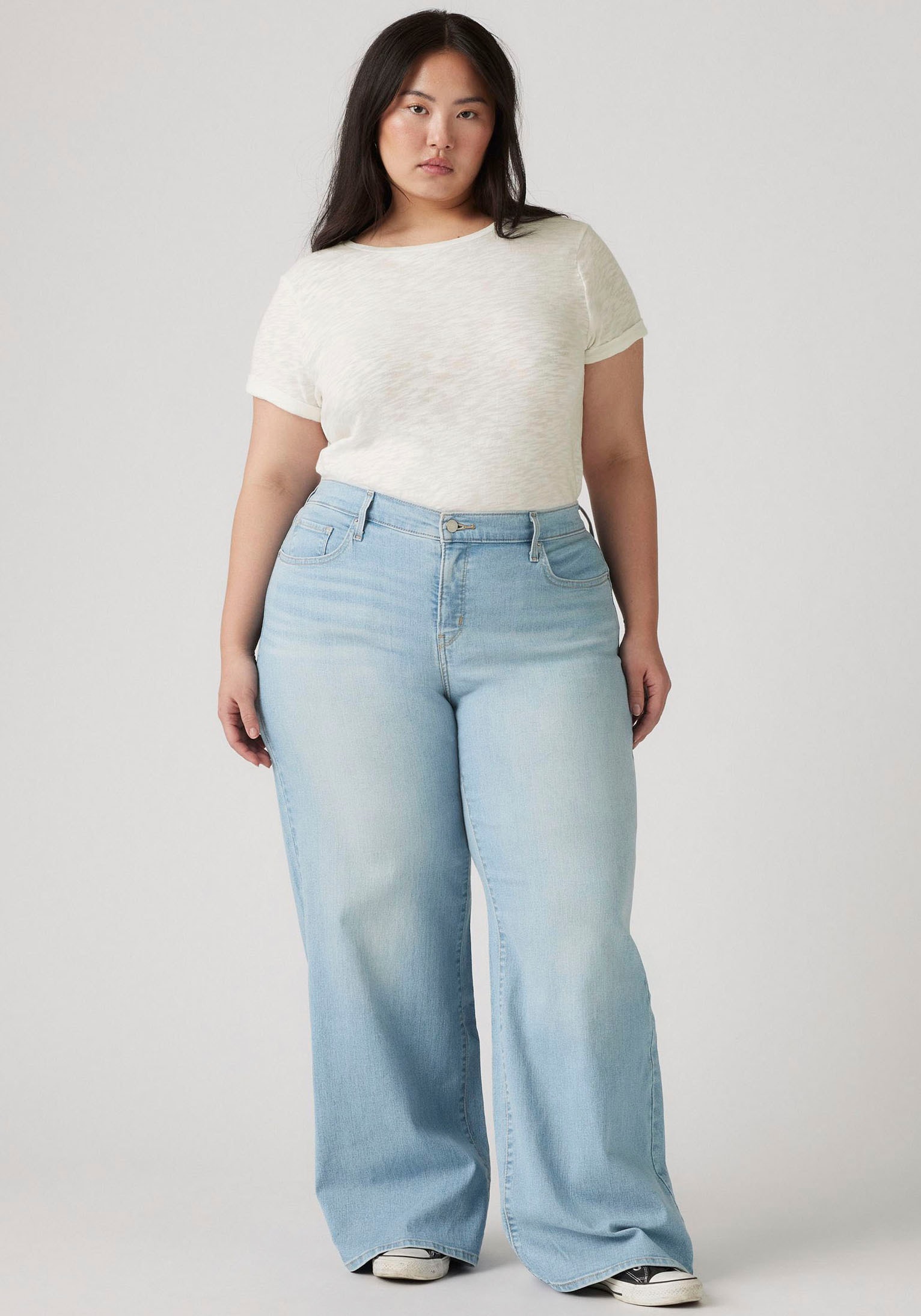 Levi's® Plus Weite Jeans »PL 318 SHAPING WIDE LEG« im Five-Pocket Style