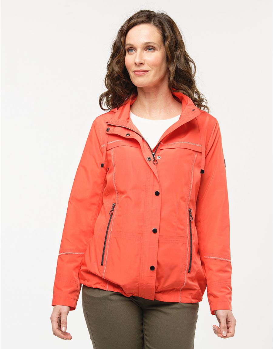 Parka courte corail