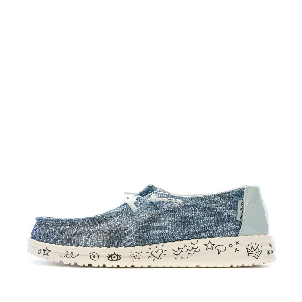 Hey Dude Chaussures Bleu Mixte Hey Dude Wendy