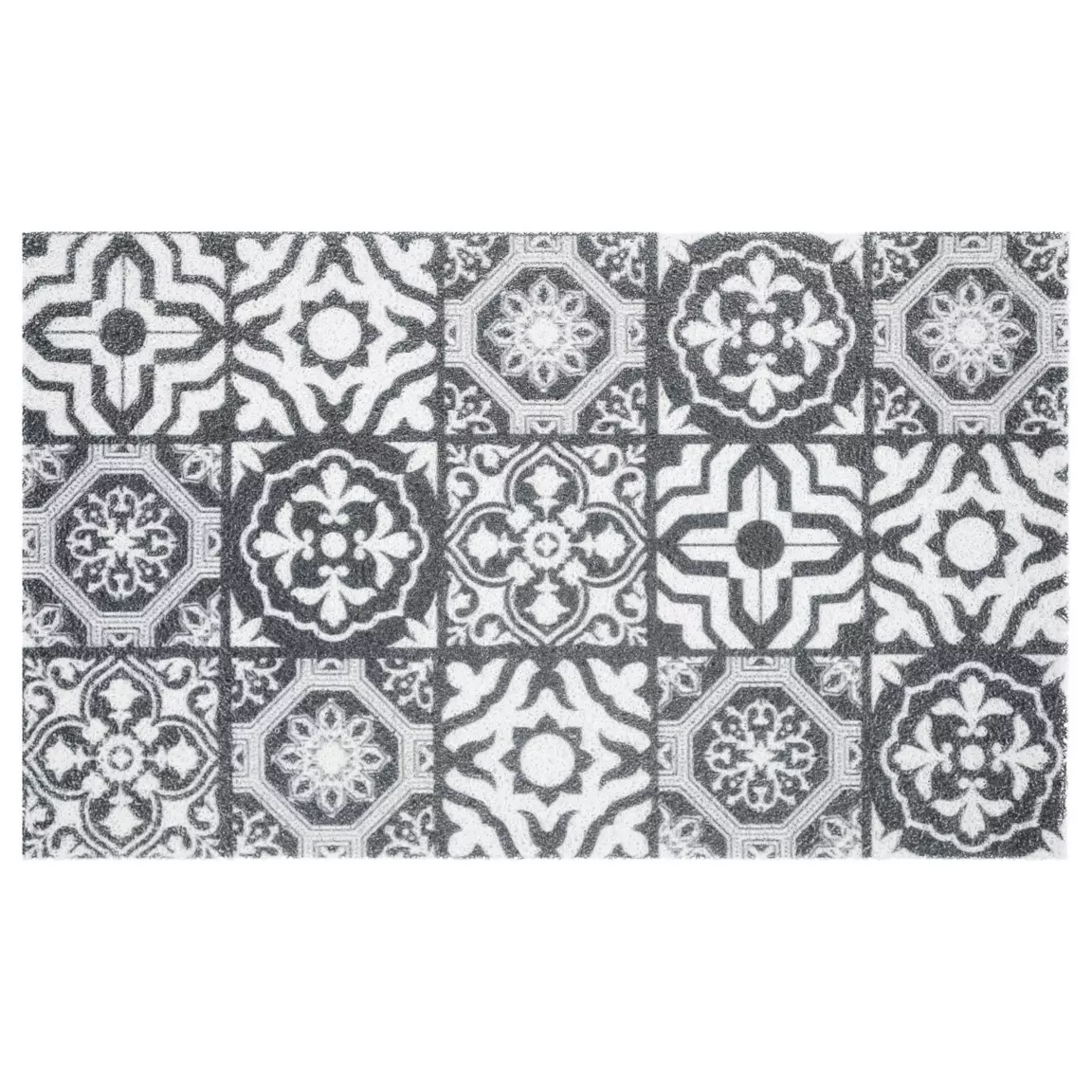 Tapis d'entrée antidérapant (45 x 75 cm) Lisbonne Gris