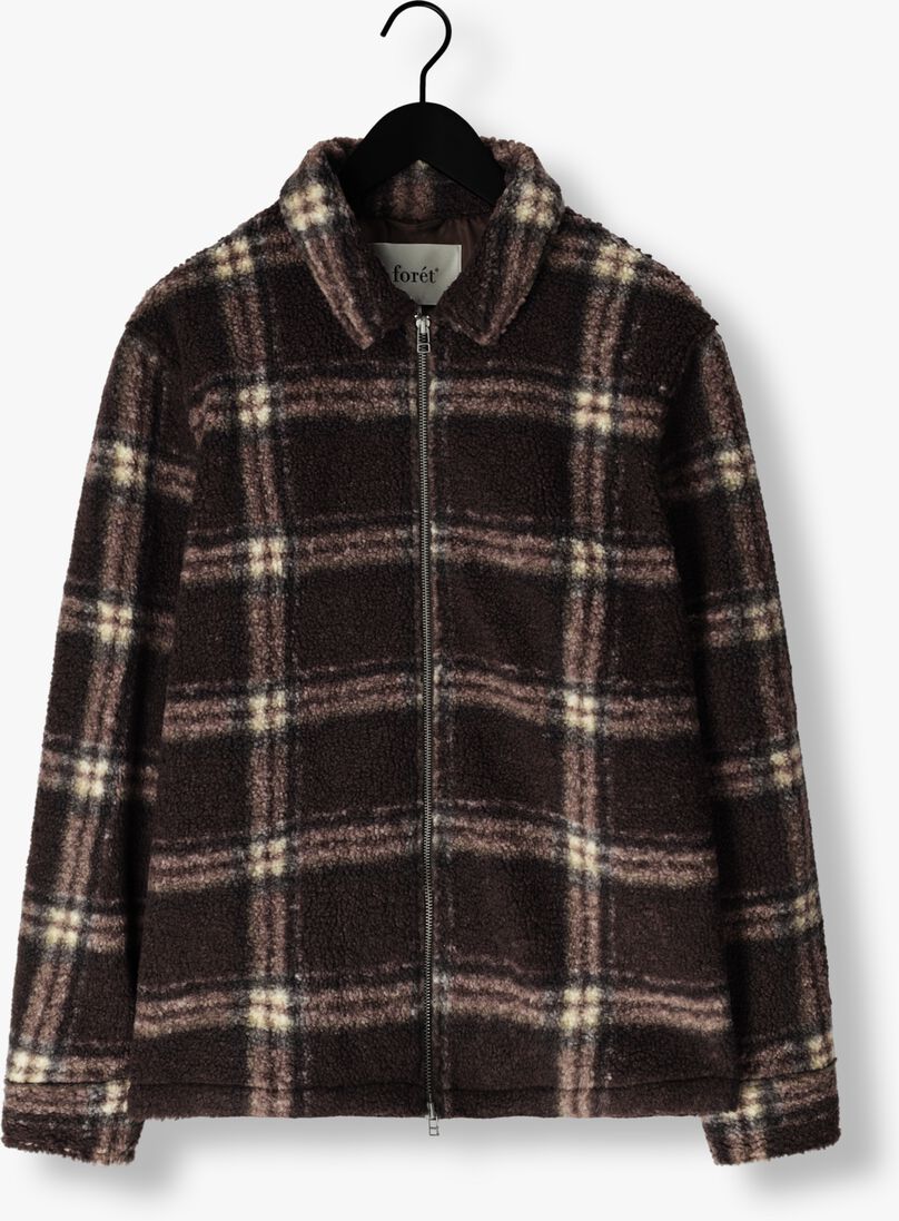 bruine forét jack cabin zip fleece