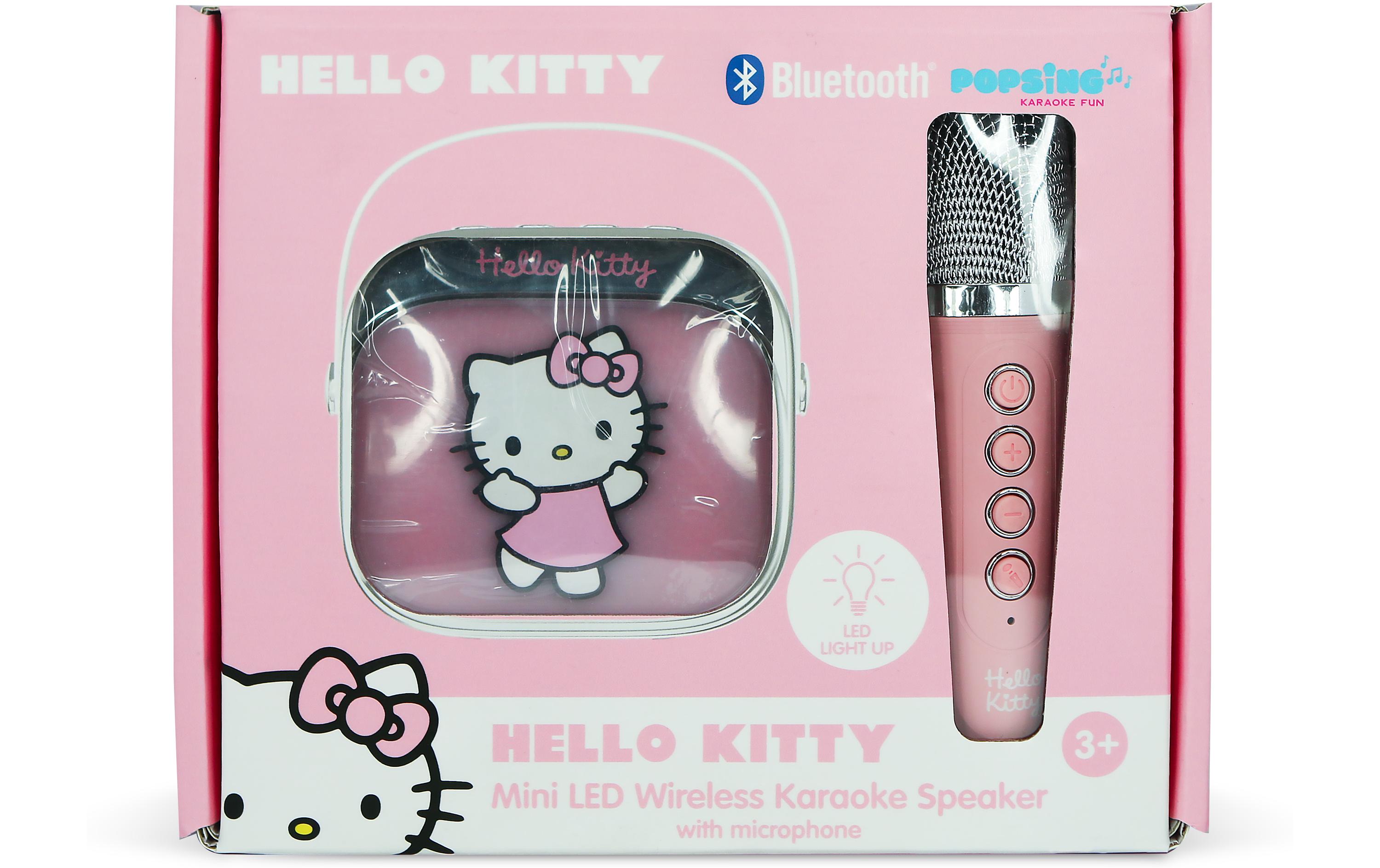 Hello Kitty LED Wireless Karaoke Lautsprecher und MikrofonMit LED-Leuchten