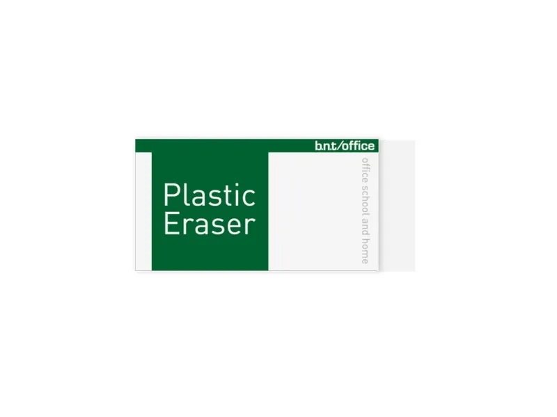Viskelæder PVC-fri 60x26x10 mm hvid - (20 stk.)