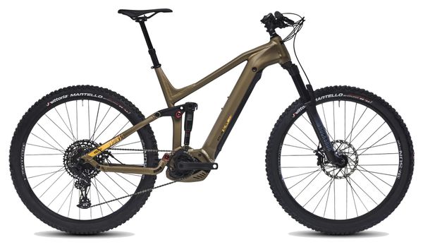 VTT Électrique Tout-Suspendu Rockrider Stilus E-All Mountain Sram SX 12V 625Wh 29'' Ocre