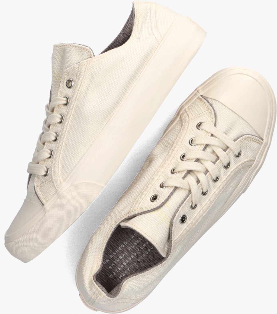 BAMBURISTA witte bamburista lage sneakers grasshopper cacatoo low