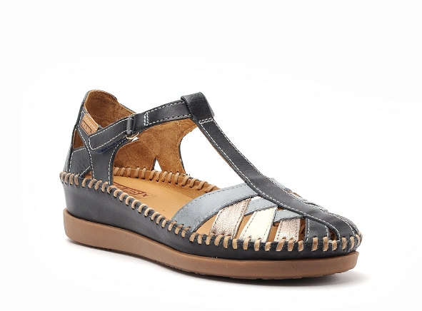 Pikolinos nu pieds plats femme 0705 bleu