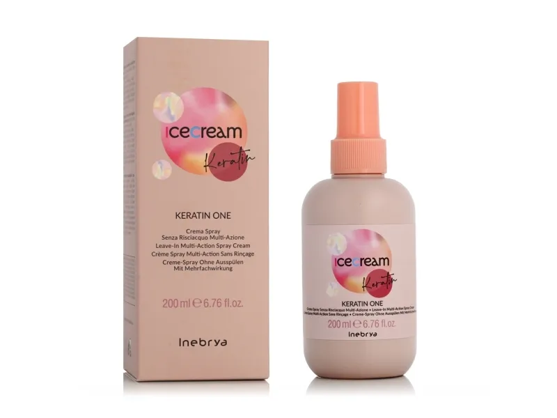 Inebrya Ice Cream Keratin Keratin One Leave-In Multi-Action Spray Cream 200 ml