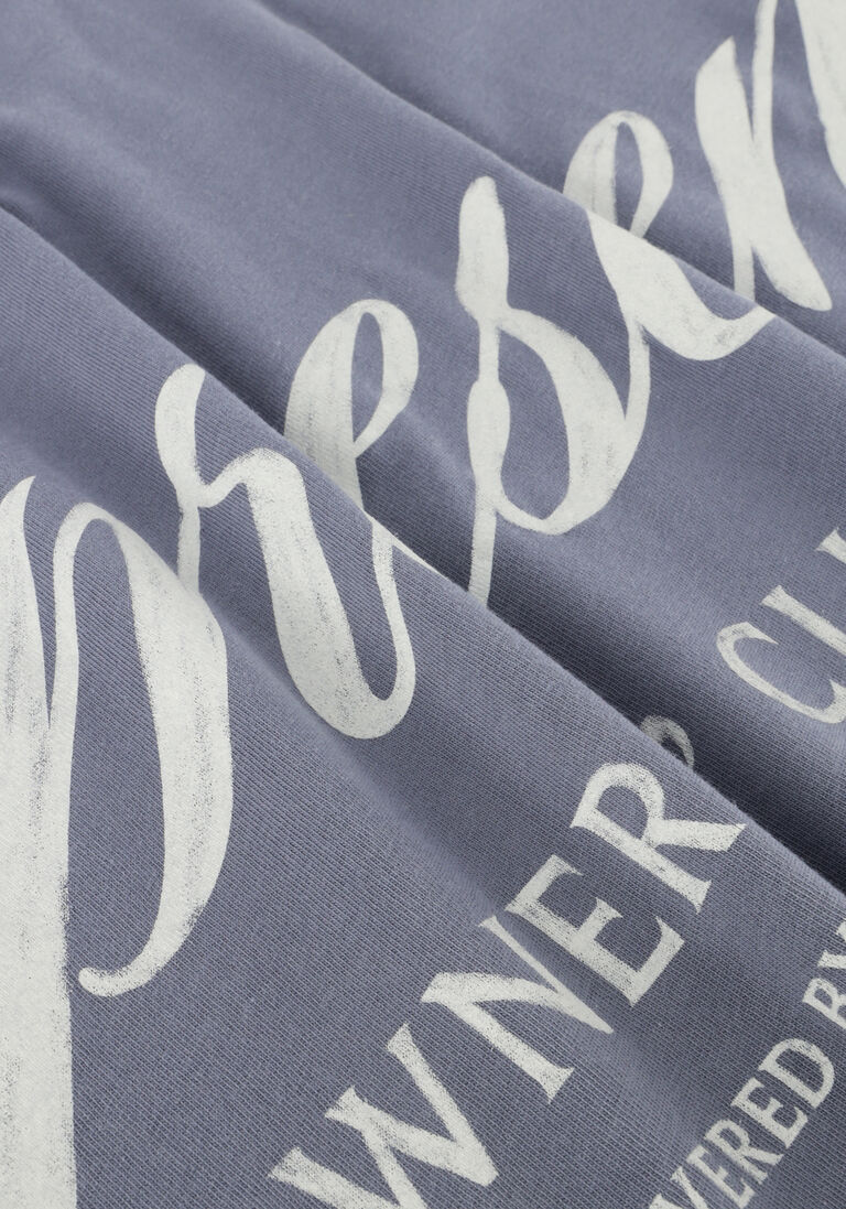 blauwe represent t-shirt owners club script t shirt