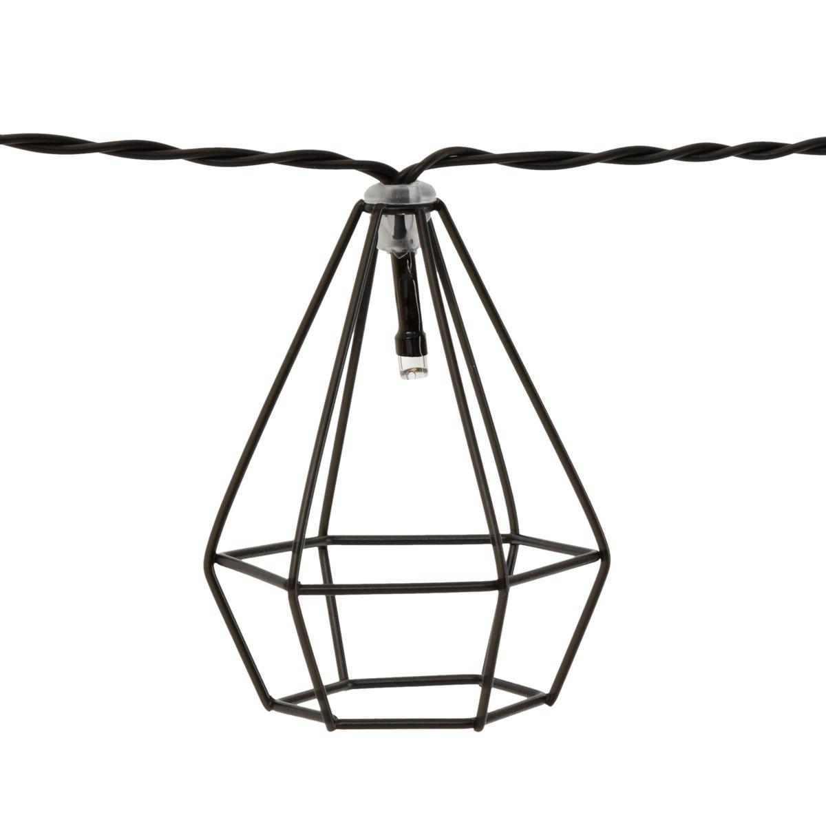 GUIRLANDE SOLAIRE FLAVE 10 BOULES METAL D.7.5CM