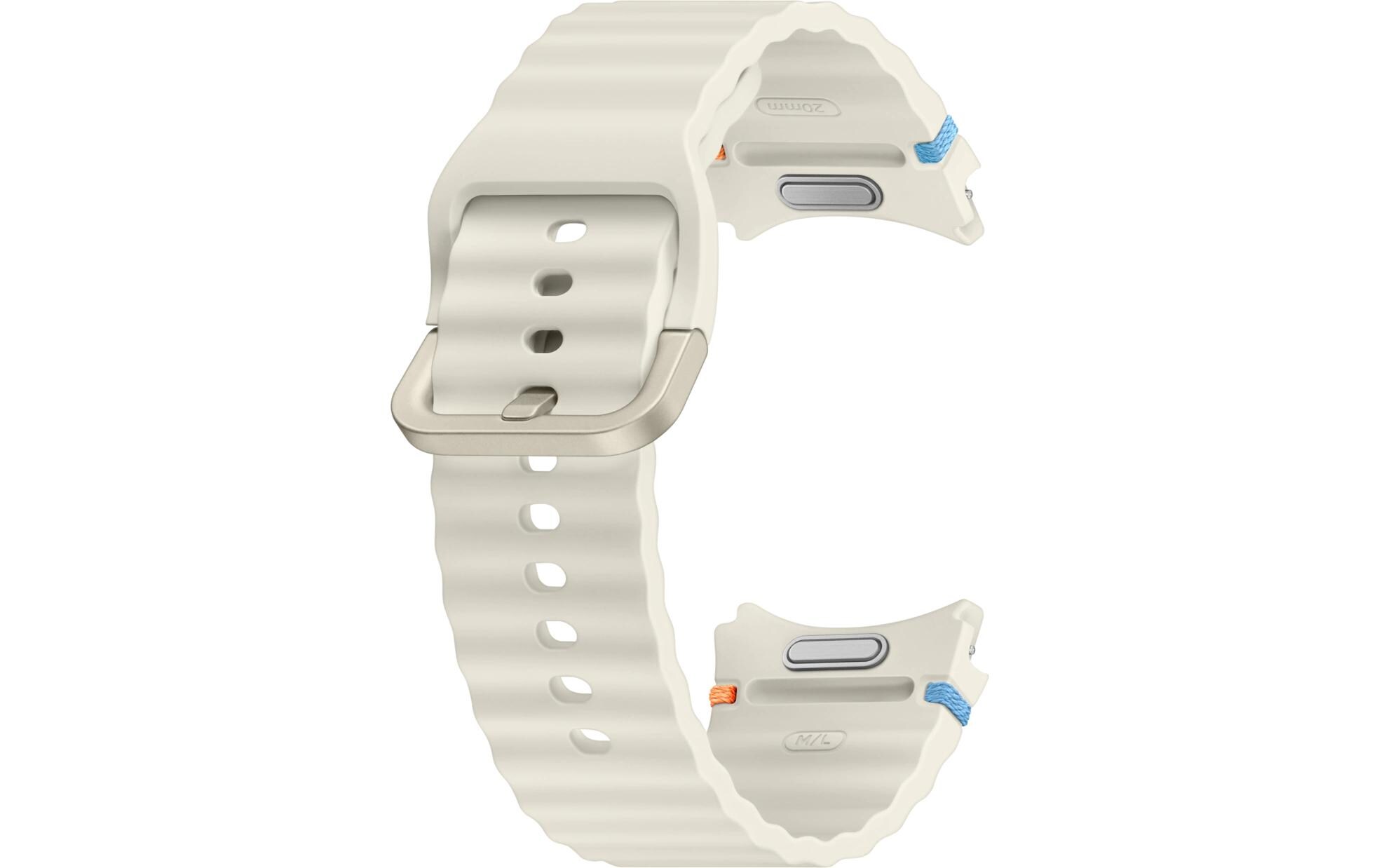 Armband Sport Band M/L Galaxy Watch 7 CreamSportliches Armband für die Samsung Galaxy Watch 7