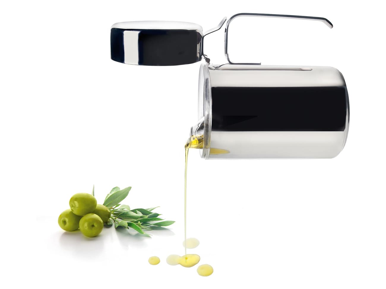 Huilier anti-goutte inox - 1 Litre - Ibili