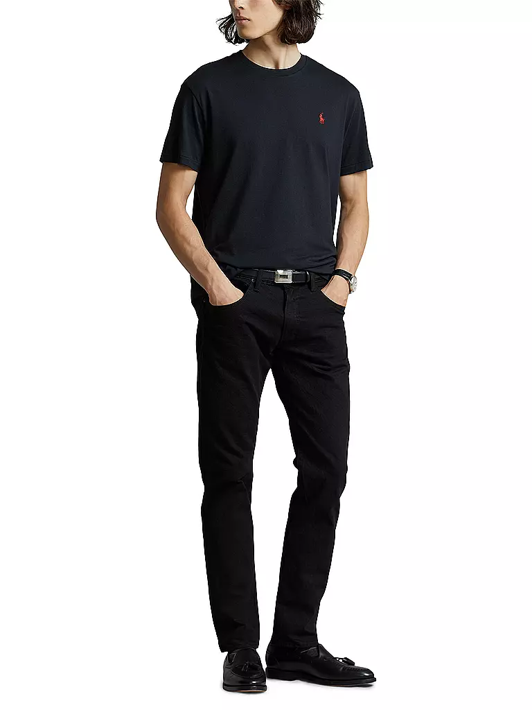 POLO RALPH LAUREN T-Shirt Custom-Slim-Fit schwarz
