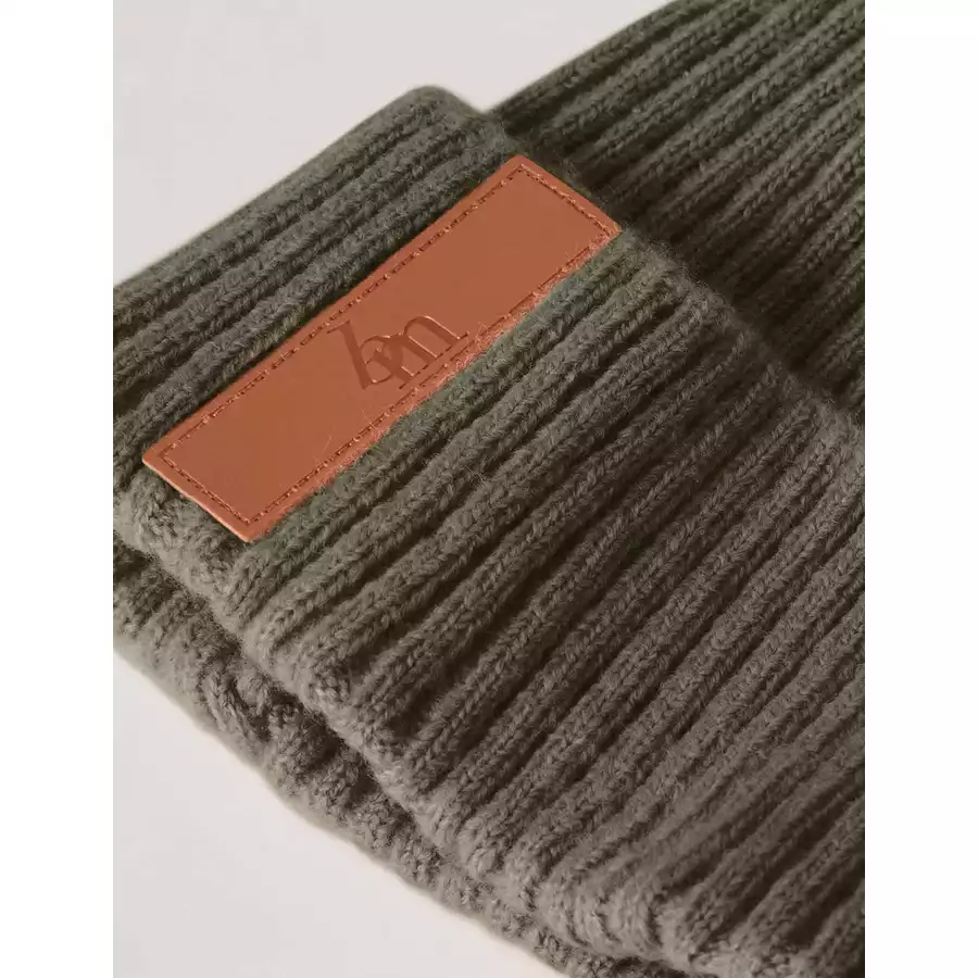 BabyMocs Mütze Vegan khaki