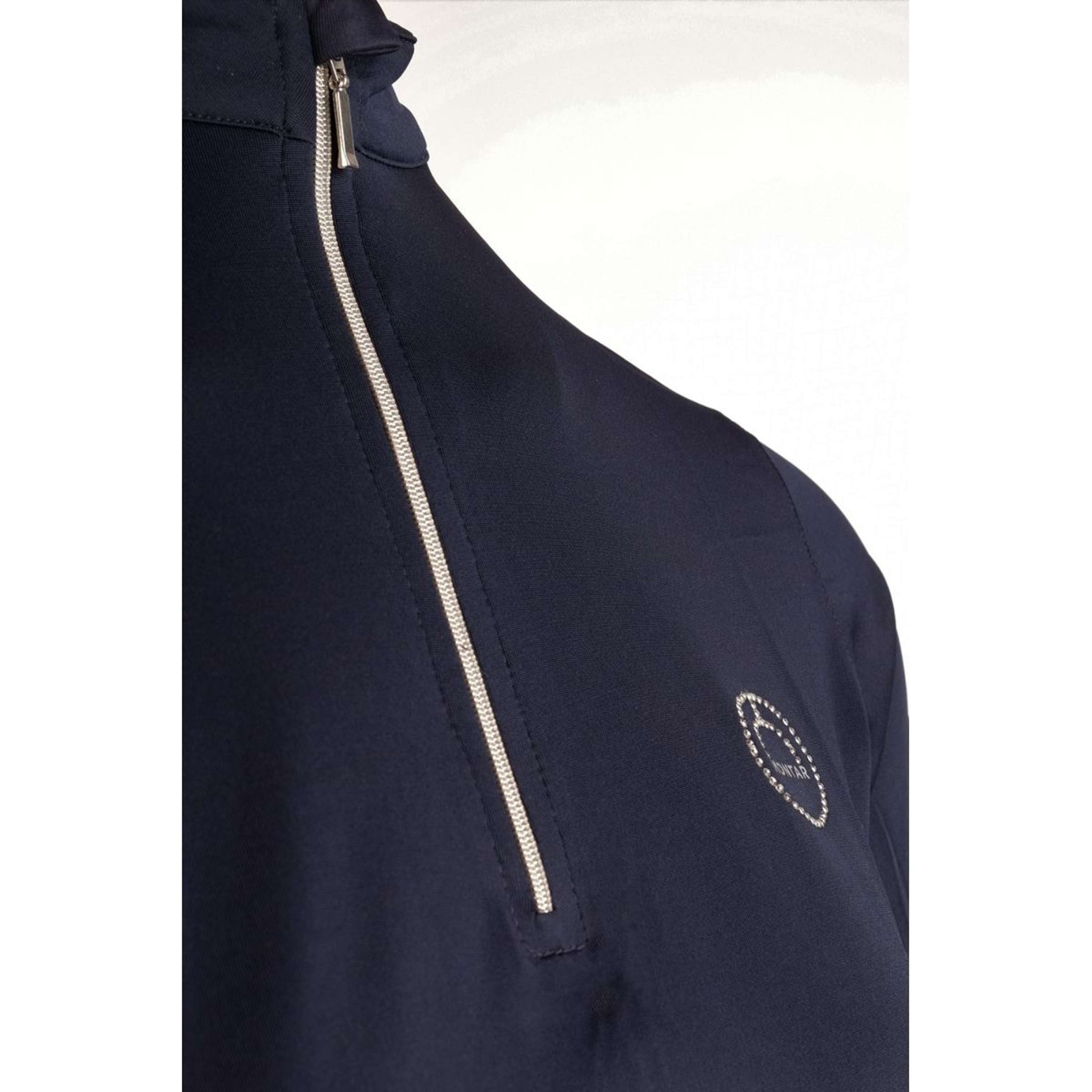 Montar Shirt Everly Crystal Logo Lange Mouwen Navy