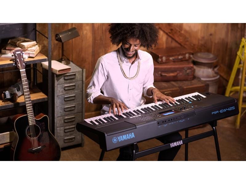 Yamaha Keyboard PSR-EW425 Portables Keyboard mit Anschlagdynamik