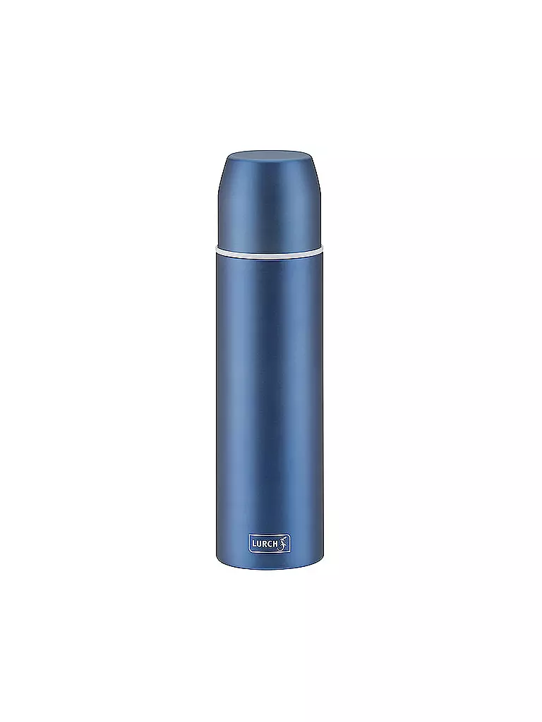 LURCH Isolierflasche - Thermosflasche mit Becher EDS 0,45l Denim Blue blau