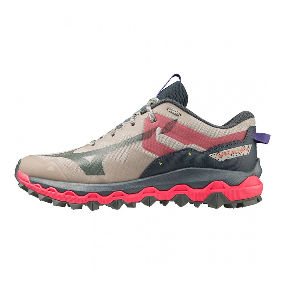 Mizuno WAVE MUJIN 9 - Chaussures trail Femme moonstruck/stormyweather/h.pink