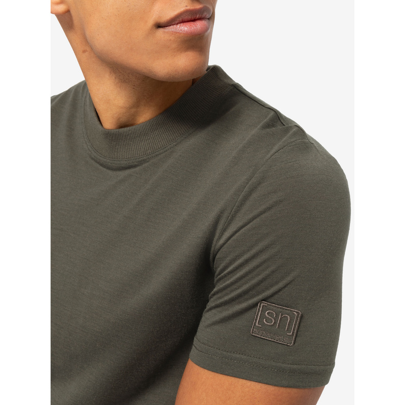 Super.Natural Herren Casual Rib Bio J T-Shirt