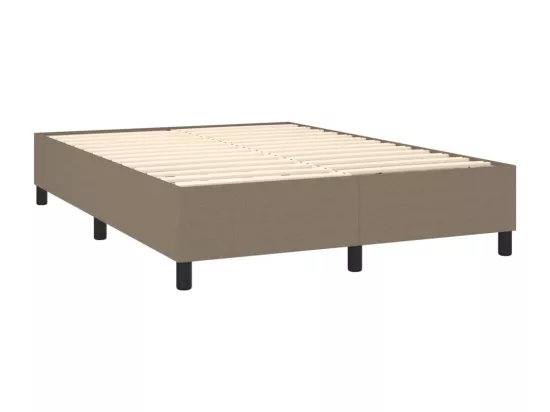 Sommier à lattes de lit Taupe 140x200 cm Tissu