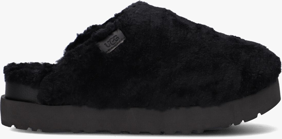 UGG zwarte ugg pantoffels w fuzz sugar  slide