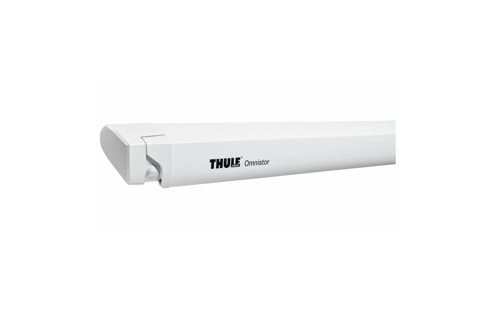 Thule Omnistor 6300 Dachmarkise motorisiert Gehäusefarbe Weiß Tuchfarbe Mystic Grey 300 cm