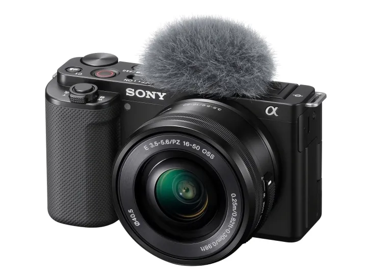 Sony a ZV-E10L - Digitalkamera - spejlløst - 24.2 MP - APS-C - 4K / 30 fps - 3x optisk zoom 16-50 mm Power Zoom-objektiv - Wireless LAN, Bluetooth - sort