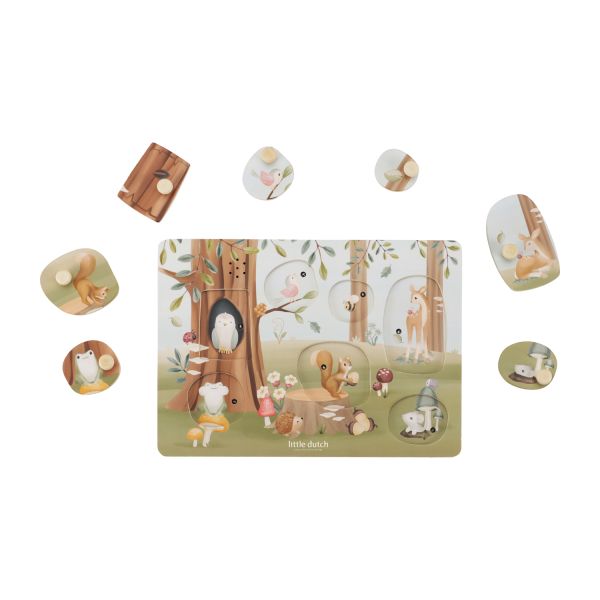 Little Dutch Forest Friends Geluidenpuzzel