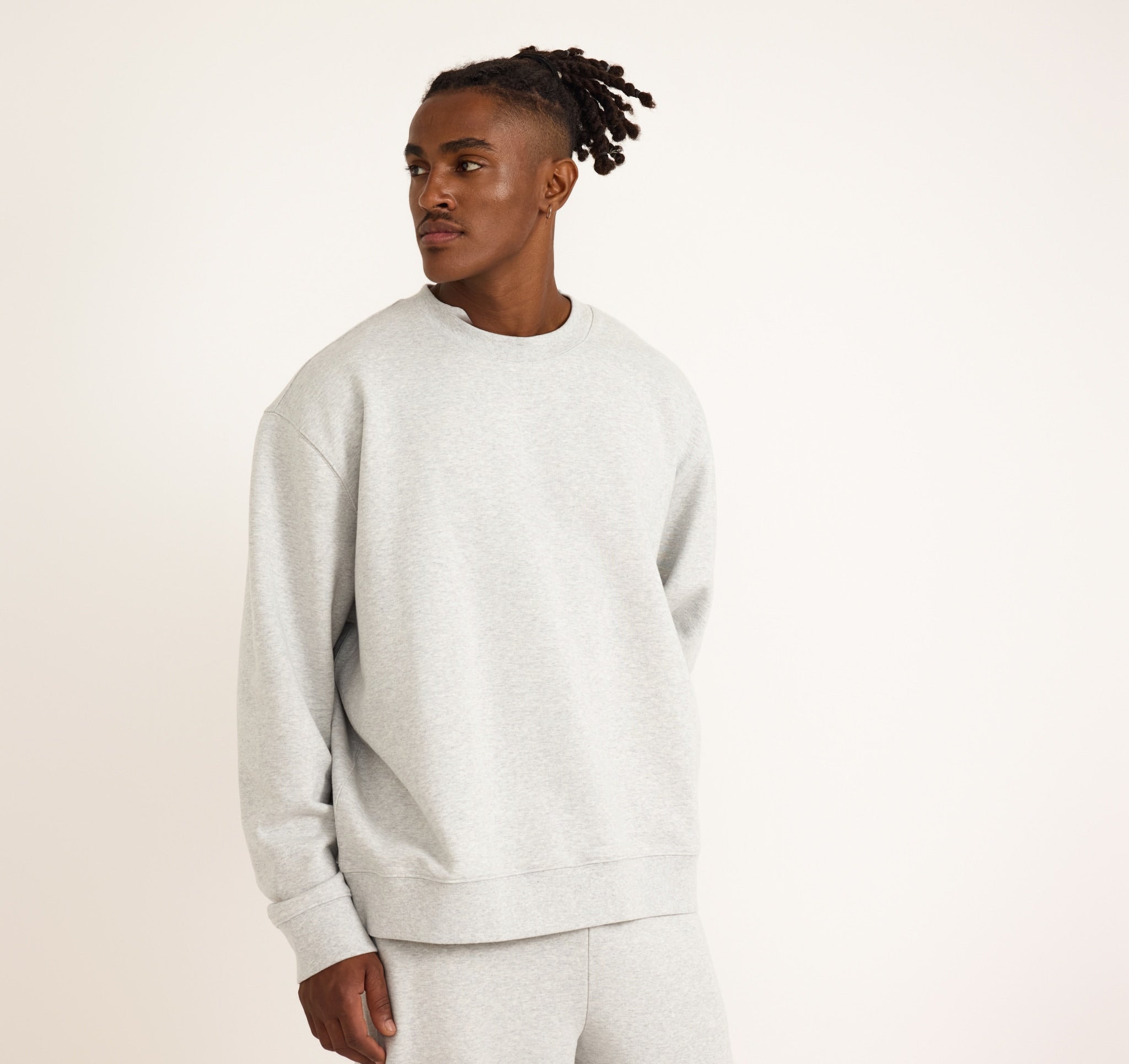 ORGANIC COTTON<br>Weekend Boxy Fit Crewneck Sweatshirt