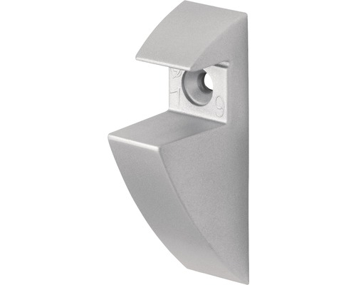 Plankklem 19 mm zilver