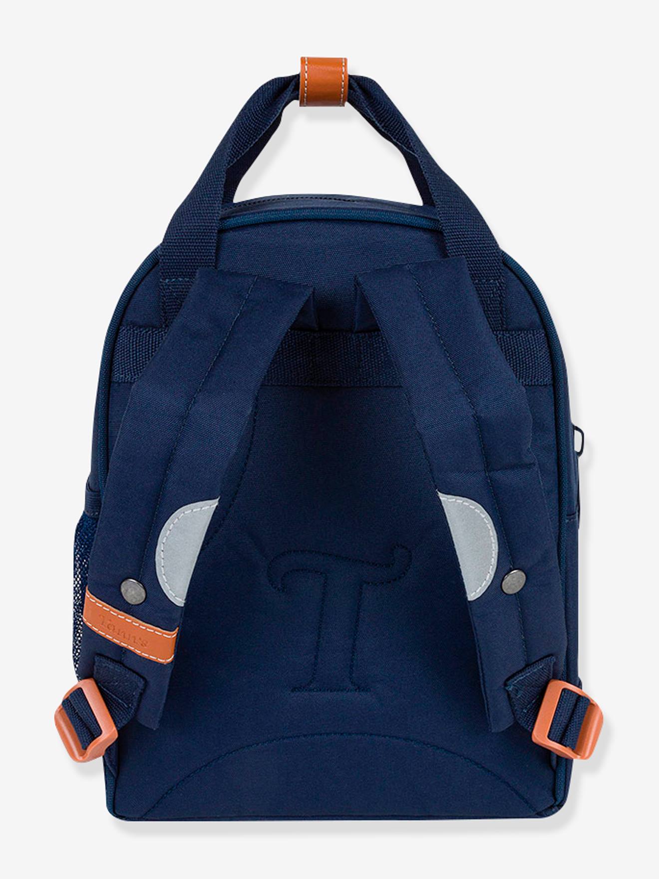 Mochila Camille da Tann's para meninas, azul escuro liso