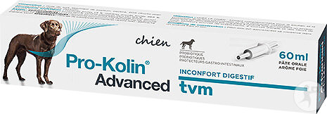 TVM Pro-Kolin Advanced Inconfort Digestif Pâte Orale Chien Seringue 60ml
