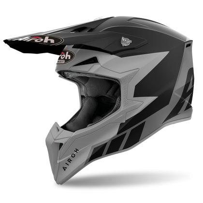 Casque cross Airoh WRAAAP - RELOADED 2024 - Gris