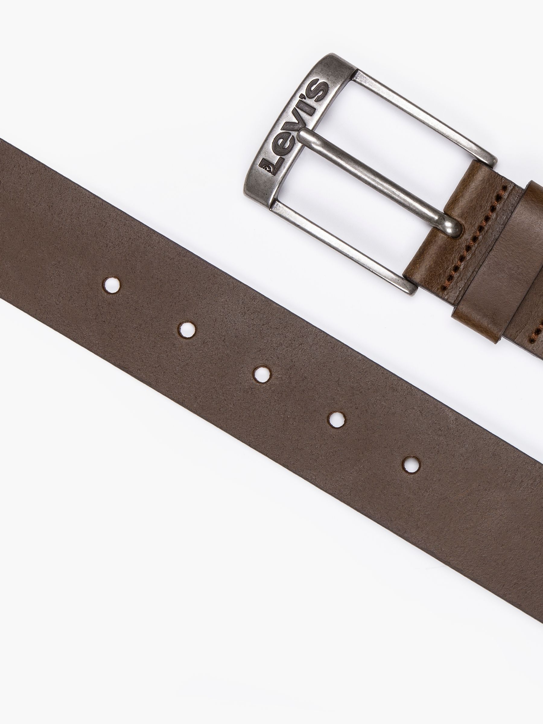 Bruin - Levi's® leren Duncan riem